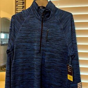 Blue athletic quick-dri sweatshirt, brand new